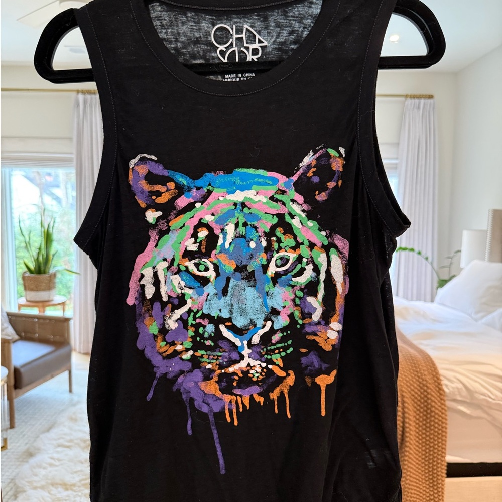 Chaser Tiger Graphic Tank Top